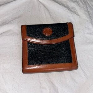DOONEY AND BOURKE Black and British Tan Wallet